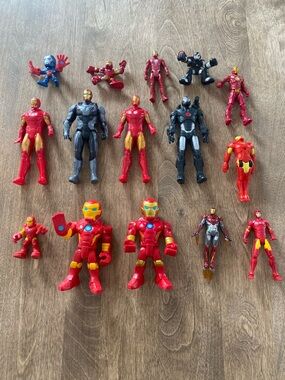 Marvel Iron Man Assorted Action Figure Lot